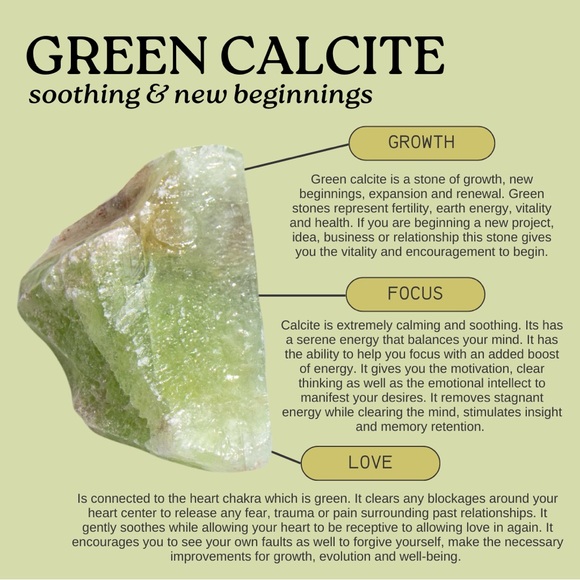 One of a kind Adina Mills Gold and Green Calcite Pendant Necklace - Picture 7 of 7